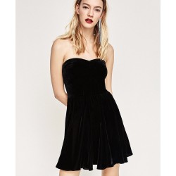 VELVET MINI DRESS